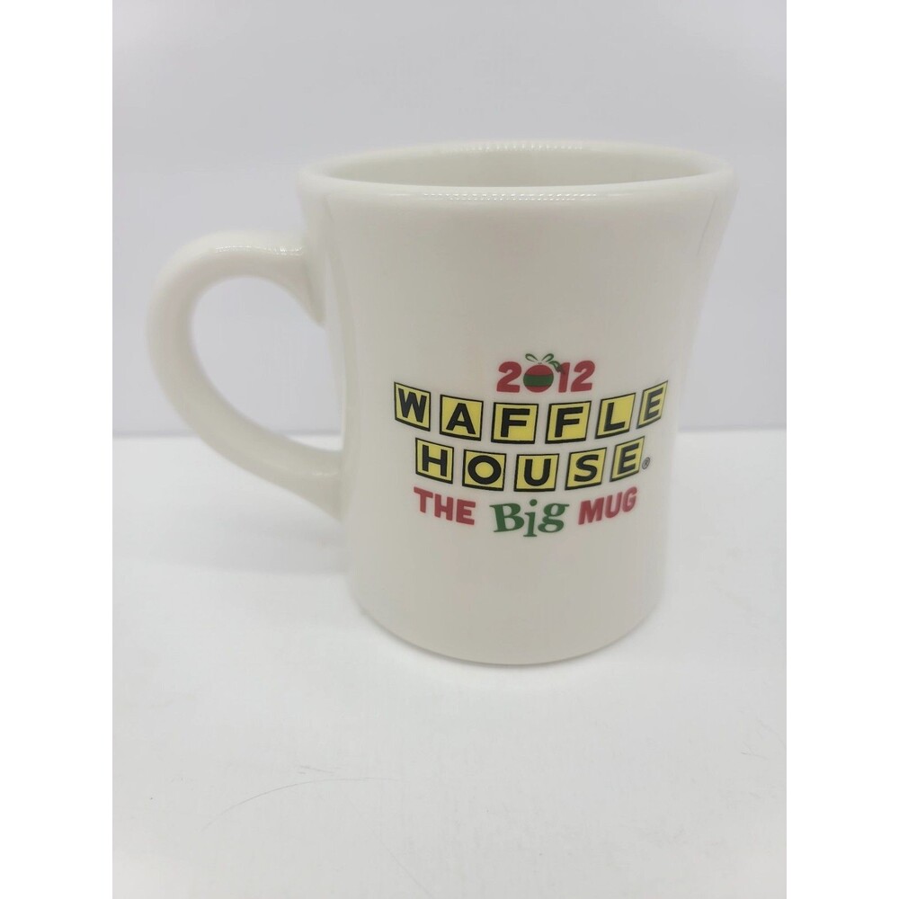 Waffle House Christmas 2012 Holiday Coffee Mug Cup by Tuxton Happy Holidays